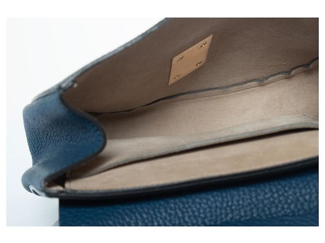 Bolso Drew de cuero azul Chloé - vista 8