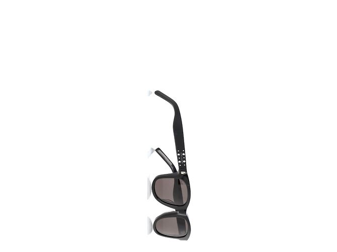 Occhiali da sole quadrati Saint Laurent SL 51 - 040 in acetato nero - vista 10