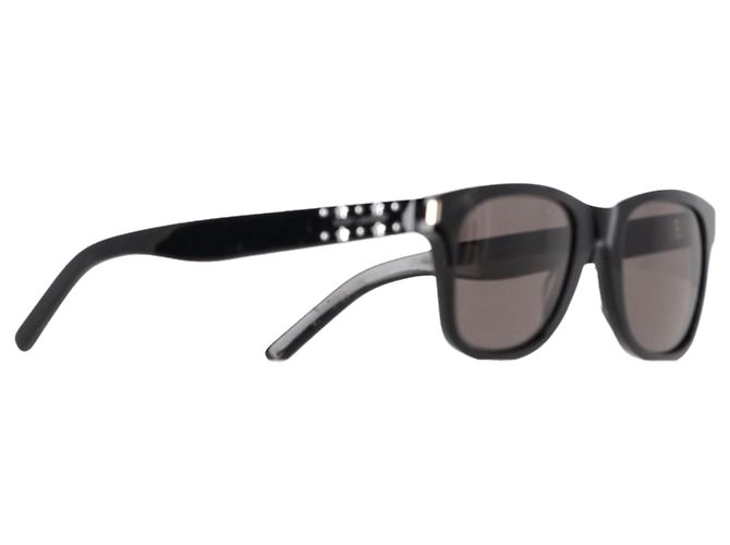Occhiali da sole quadrati Saint Laurent SL 51 - 040 in acetato nero - vista 2