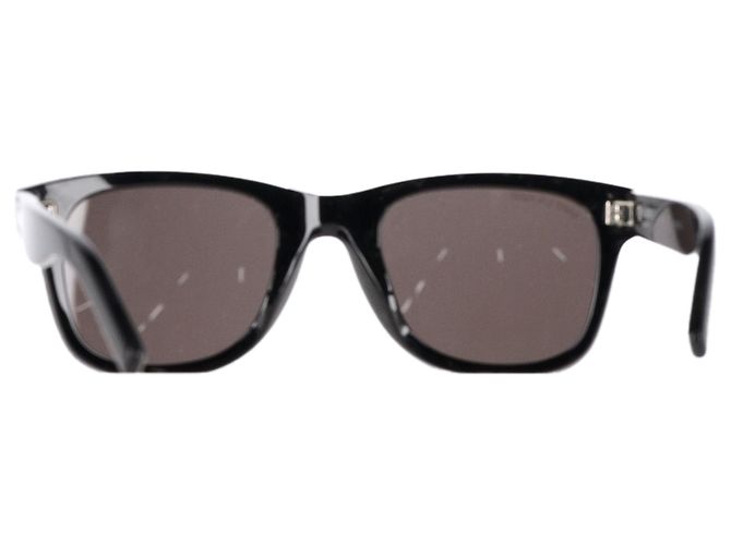 Occhiali da sole quadrati Saint Laurent SL 51 - 040 in acetato nero - vista 3