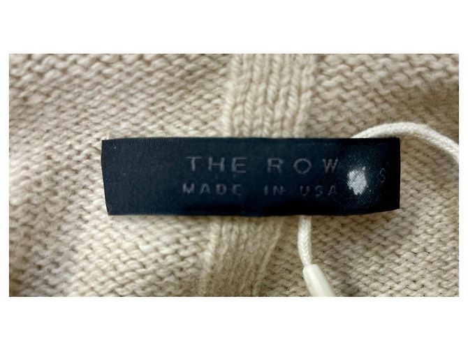 El suéter sin mangas de cachemira beige con cuello alto de The Row - vista 10
