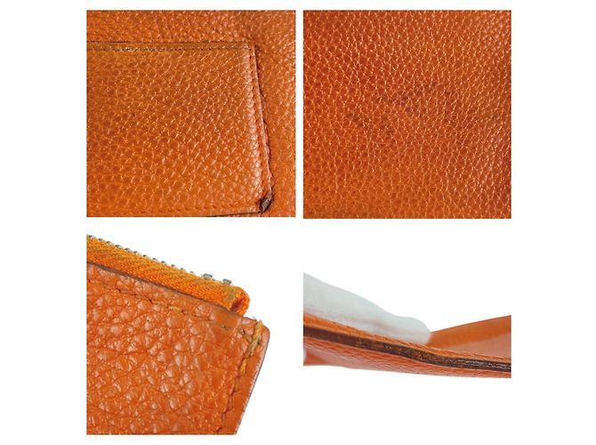 Hermès Portafoglio Lungo GM Dogon Hermes Arancione - vista 6