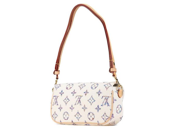 Ivy Monogram Jacquard Geldbörse mit Kette von Louis Vuitton Weiß - Ansicht 2