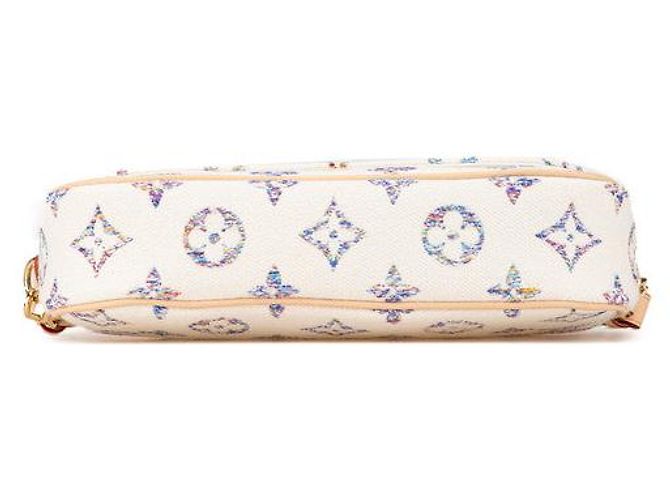 Ivy Monogram Jacquard Geldbörse mit Kette von Louis Vuitton Weiß - Ansicht 3