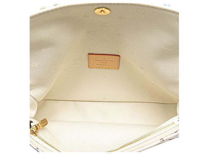 Ivy Monogram Jacquard Geldbörse mit Kette von Louis Vuitton Weiß - Ansicht 4