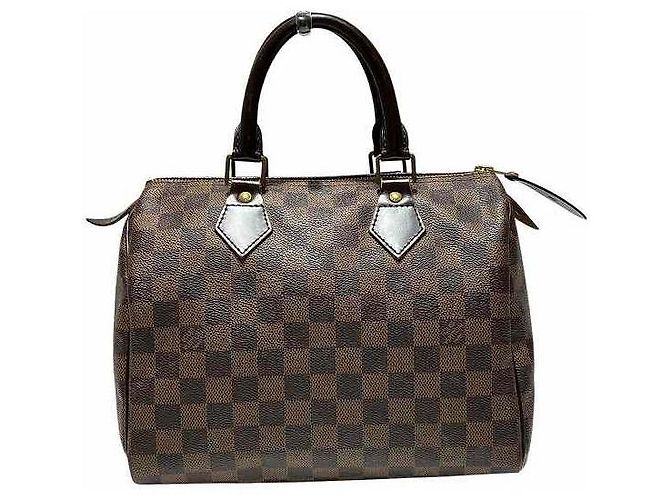 Sac à main Louis Vuitton Speedy 25 N41532 Marron - vue 2