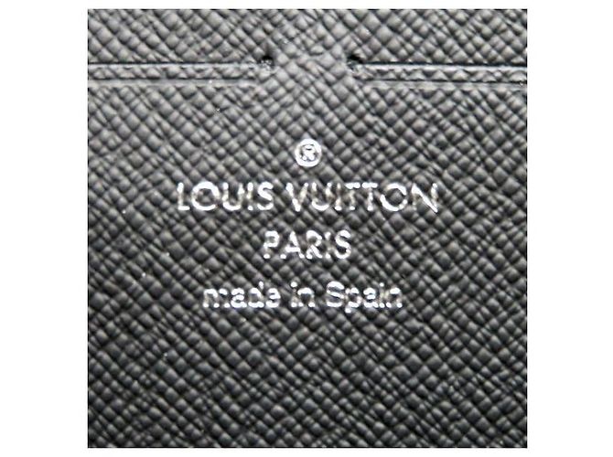 Louis Vuitton Damier Graphite Zippy Geldbörse N60379 Schwarz - Ansicht 3