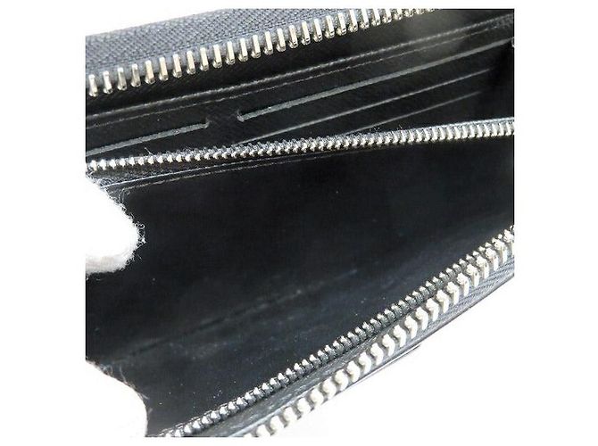 Louis Vuitton Damier Graphite Zippy Geldbörse N60379 Schwarz - Ansicht 4