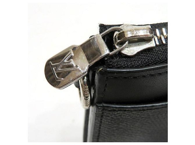 Louis Vuitton Damier Graphite Zippy Geldbörse N60379 Schwarz - Ansicht 7