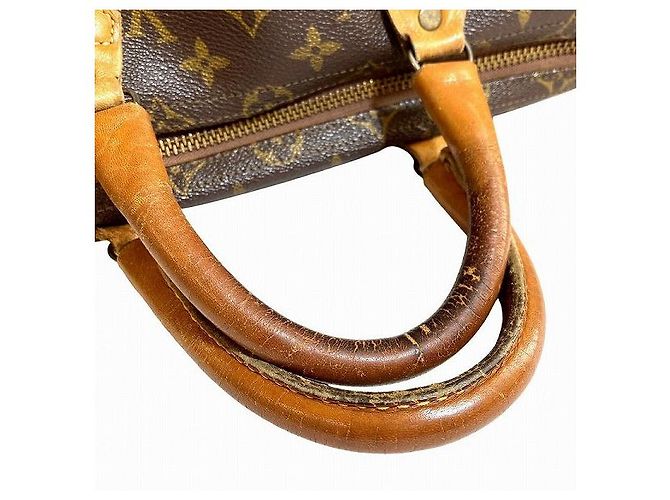 Sac à main Louis Vuitton Monogram Speedy 30 T41526 Marron - vue 7