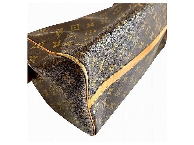 Sac à main Louis Vuitton Monogram Speedy 30 T41526 Marron - vue 9