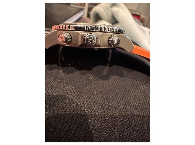 Constance Relógio Hermès Clipper Quartzo Aço Laranja 41mm - vista 5