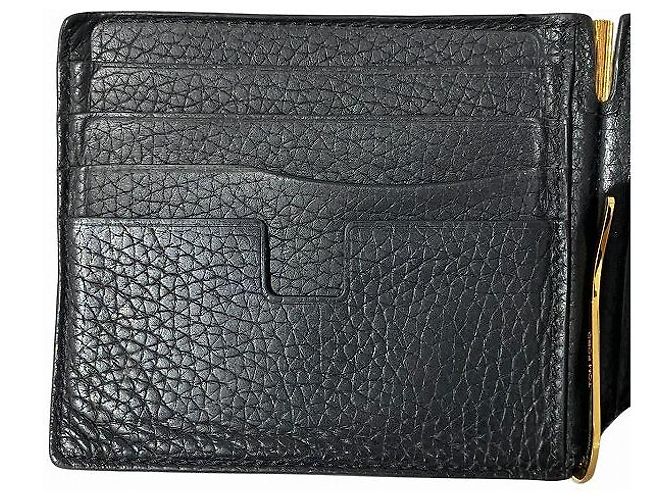 Tom Ford Leder Geldbörse mit Geldclip - Ansicht 7