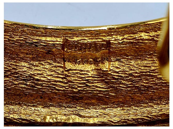 Bracciale e bangles bizantini vintage degli anni '70 di Chanel Gold hardware - vista 3