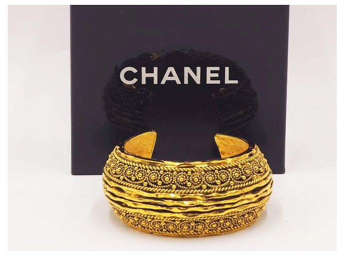 Bracciale e bangles bizantini vintage degli anni '70 di Chanel Gold hardware - vista 4