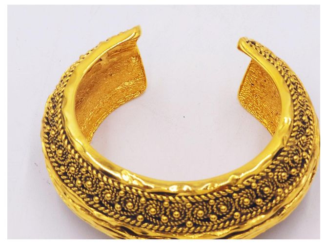 Bracciale e bangles bizantini vintage degli anni '70 di Chanel Gold hardware - vista 8
