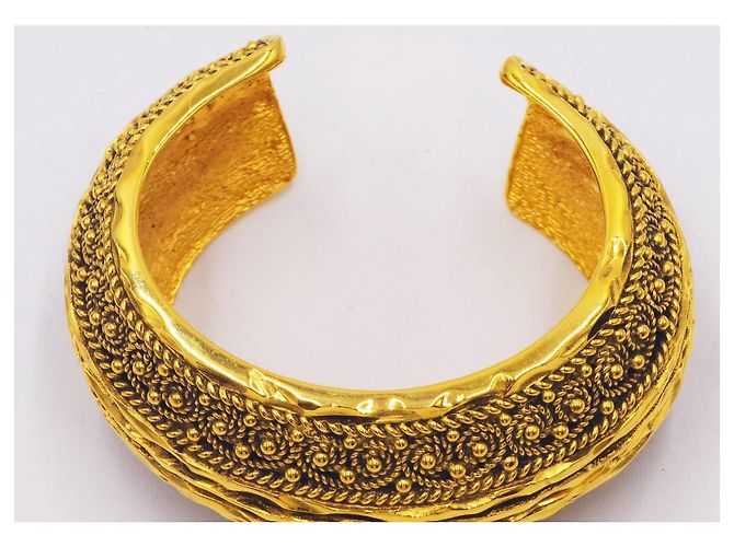 Bracciale e bangles bizantini vintage degli anni '70 di Chanel Gold hardware - vista 9
