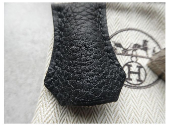 campanella, cerniera e lucchetto hermès nuovo per borsa hermès birkin dustbag Nero - vista 2