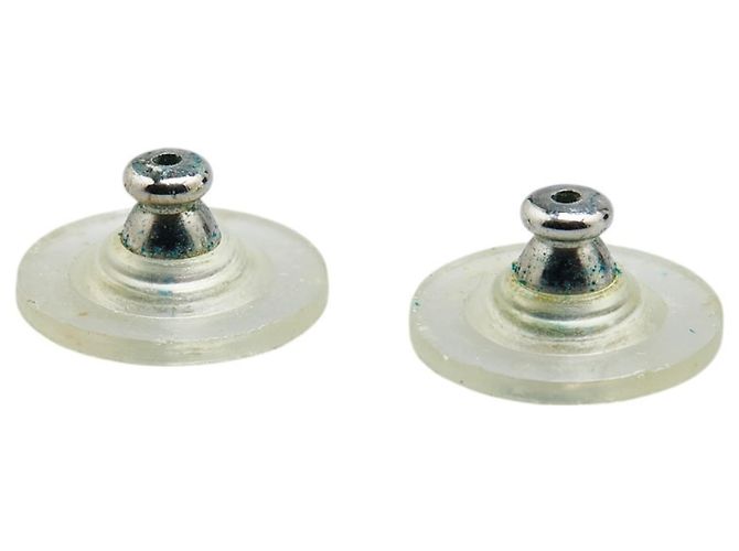 Orecchini in argento della linea Matelassé Cambon di Chanel - vista 4