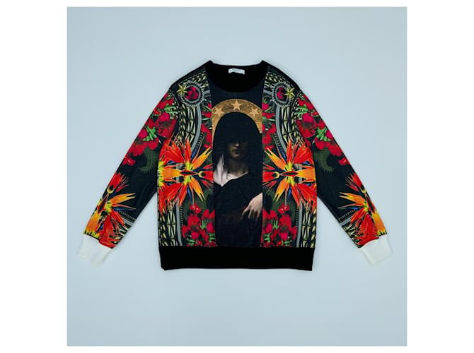 Suéter Givenchy Estampa Madonna Patchwork Multicor - vista 2