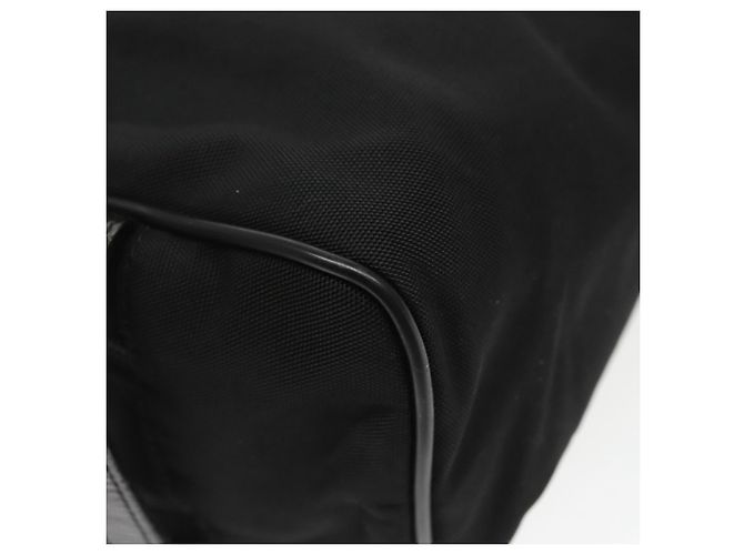 Borsa a mano GUCCI in nylon nero argento autentica mr639 - vista 11