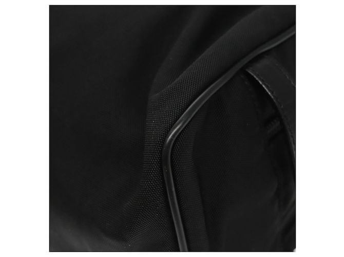 Borsa a mano GUCCI in nylon nero argento autentica mr639 - vista 12