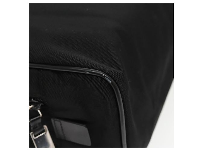 Borsa a mano GUCCI in nylon nero argento autentica mr639 - vista 13