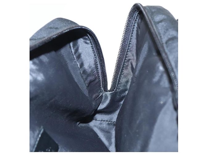 Borsa a mano GUCCI in nylon nero argento autentica mr639 - vista 17