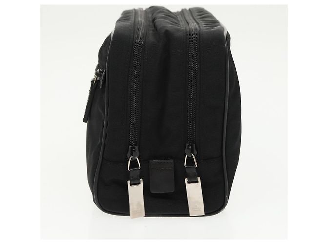 Borsa a mano GUCCI in nylon nero argento autentica mr639 - vista 4