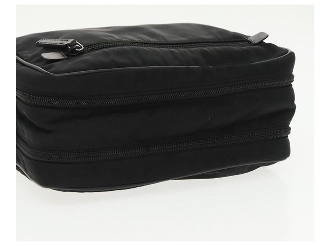 Borsa a mano GUCCI in nylon nero argento autentica mr639 - vista 6