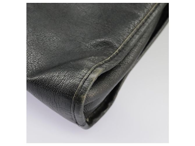 Borsa a spalla Christian Dior in pelle nera Auth 98852 Nero - vista 13