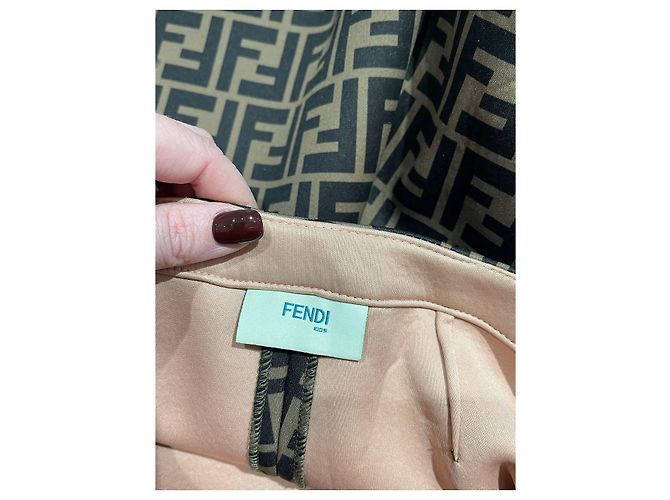 FENDI Shorts T.fr 9 Jahre Polyester Braun - Ansicht 4