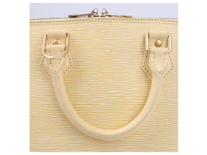 LOUIS VUITTON Epi Alma Vaniglia Giallo - vista 10