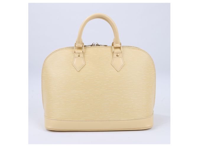 LOUIS VUITTON Epi Alma Vaniglia Giallo - vista 2