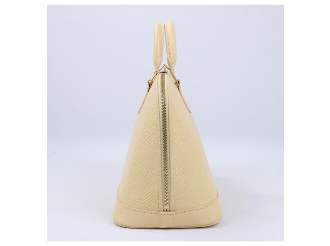 LOUIS VUITTON Epi Alma Vaniglia Giallo - vista 4