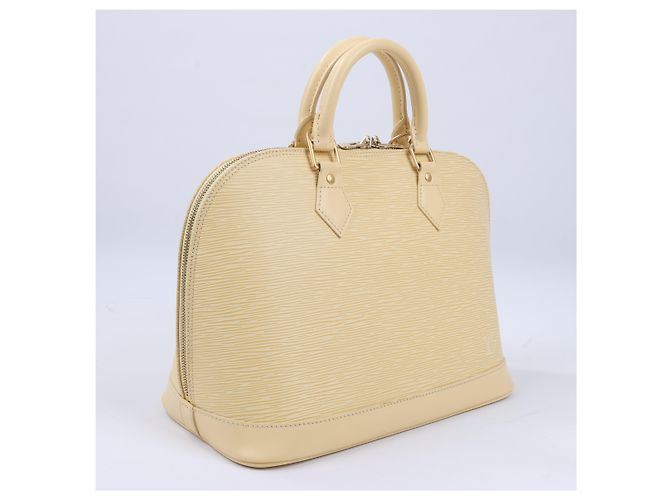LOUIS VUITTON Epi Alma Vaniglia Giallo - vista 5