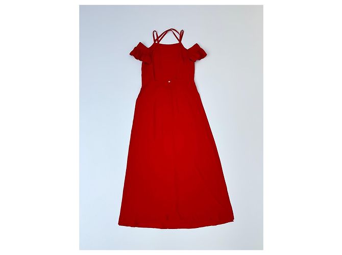 Autre Marque Adriana Degreas Maxi Kleid Rot - Ansicht 4