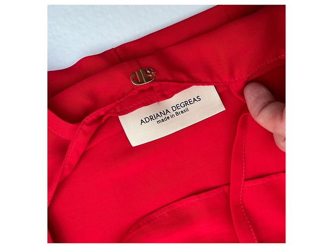 Autre Marque Adriana Degreas Maxi Kleid Rot - Ansicht 8