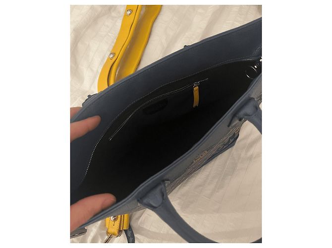 Fauré Le Page Daily Battle Tote Bag Blau Leder - Ansicht 2