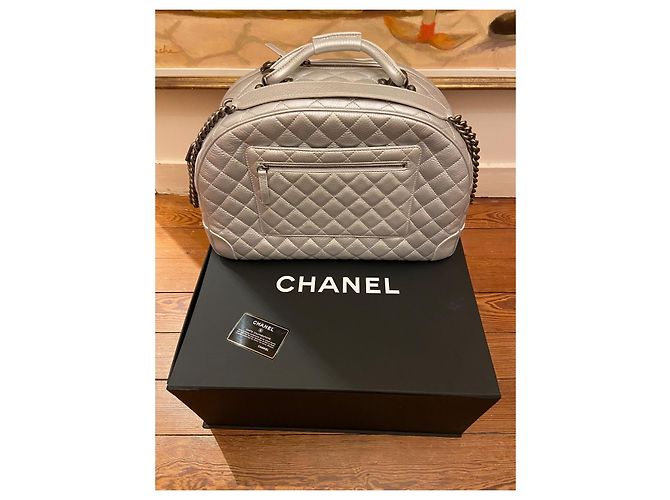 Vanity Sac de voyage Chanel Métallisé - vue 10