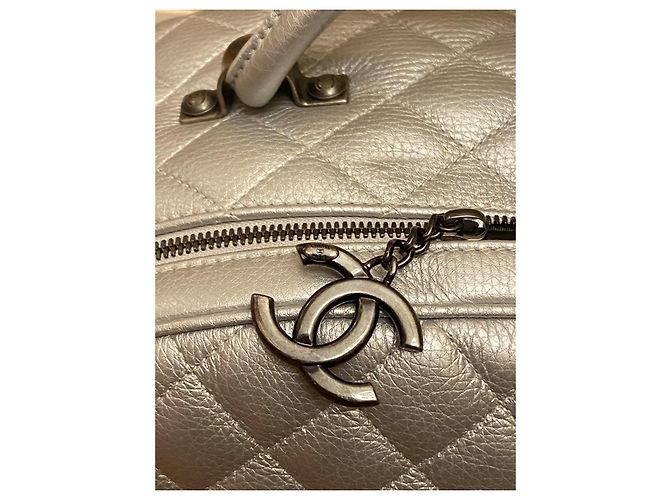 Vanity Sac de voyage Chanel Métallisé - vue 5