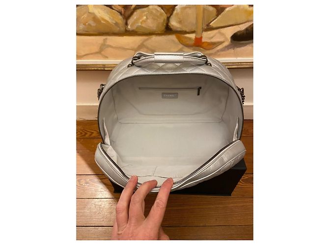 Vanity Sac de voyage Chanel Métallisé - vue 6