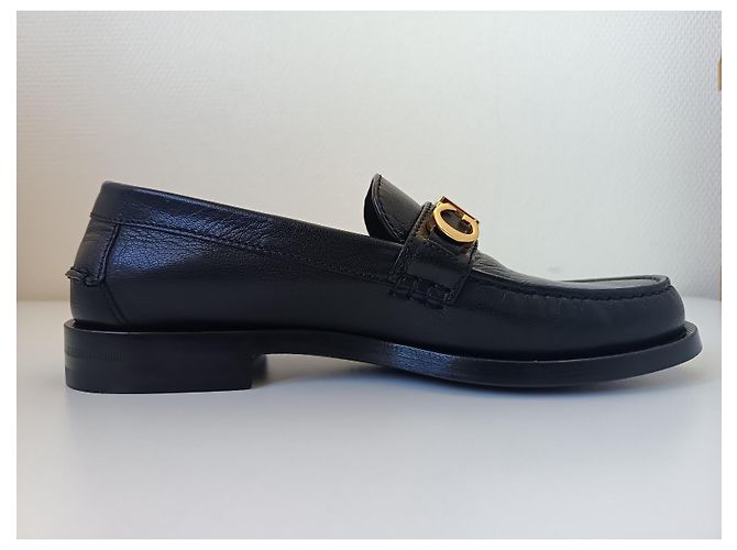 Mocassini loafers Gucci Nero - vista 4