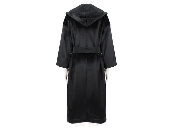 Abrigo de terciopelo negro adornado con cuentas Brunello Cucinelli - vista 4