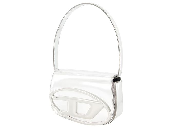 Sac à épaule 1DR - Diesel - Cuir - Argent - vue 2