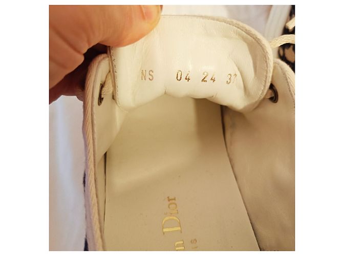 Leinenschuhe Walk 'n' Dior Marineblau - Ansicht 6