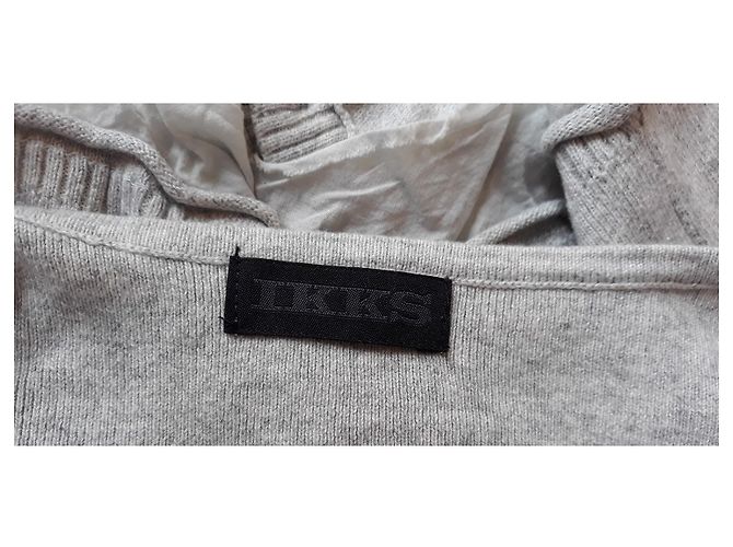 Top sin mangas IKKS de cachemira Gris - vista 4