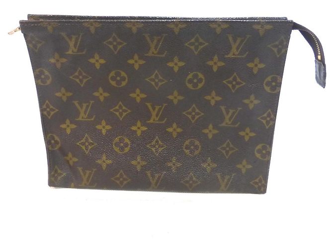 Louis Vuitton Pochette 26 Monogram - 833 Marrone - vista 2