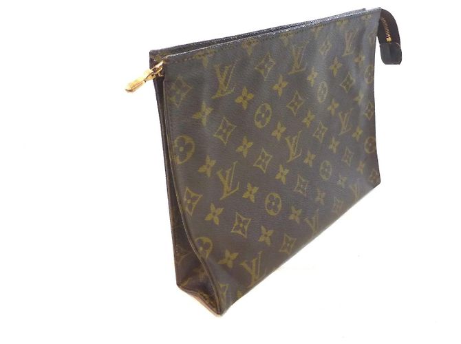 Louis Vuitton Pochette 26 Monogram - 833 Marrone - vista 5