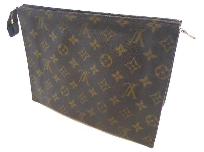 Louis Vuitton Pochette 26 Monogram - 833 Marrone - vista 6